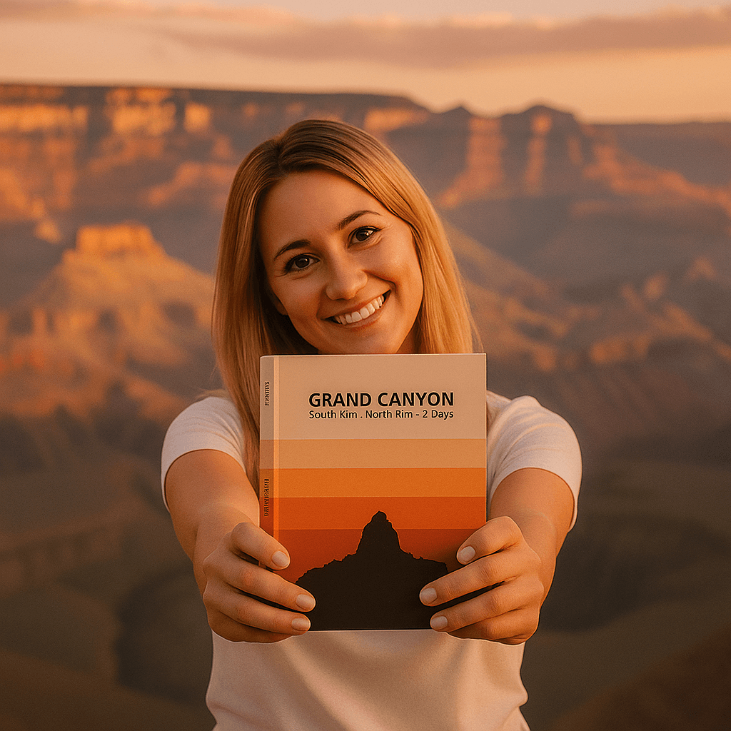 Woman with her Wander Scrapbook